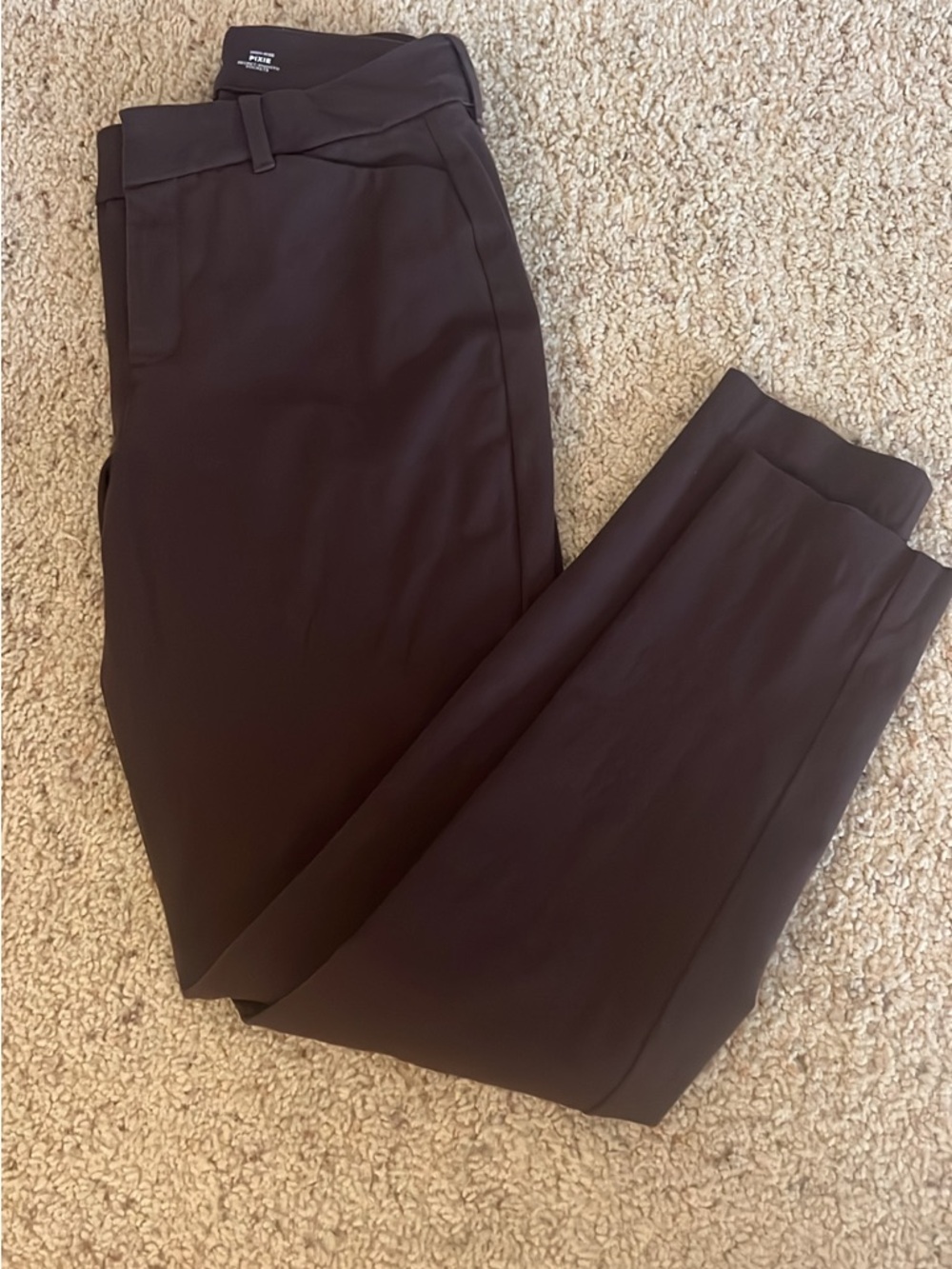 Old Navy Women's Ankle Cropped Pants - Dark Brown